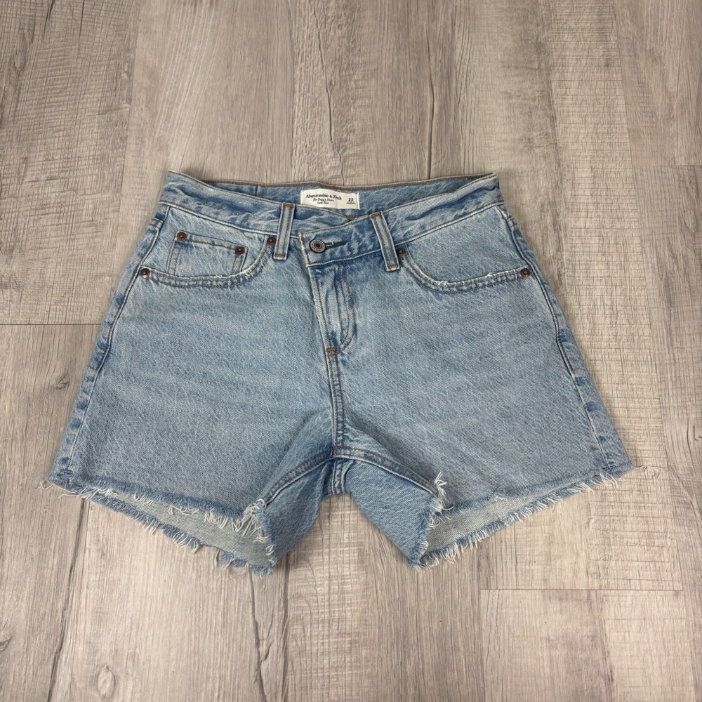 Abercrombie & Fitch Light Blue Denim Jean Shorts